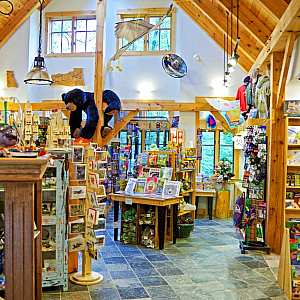 Inside the gift shop