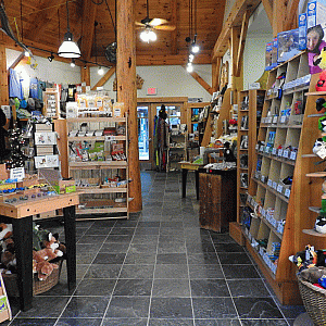 Inside the gift shop