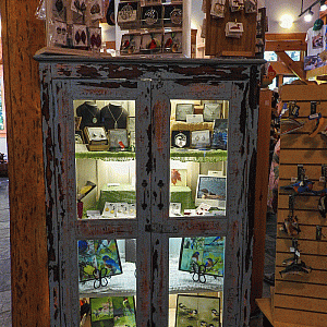 Inside the gift shop