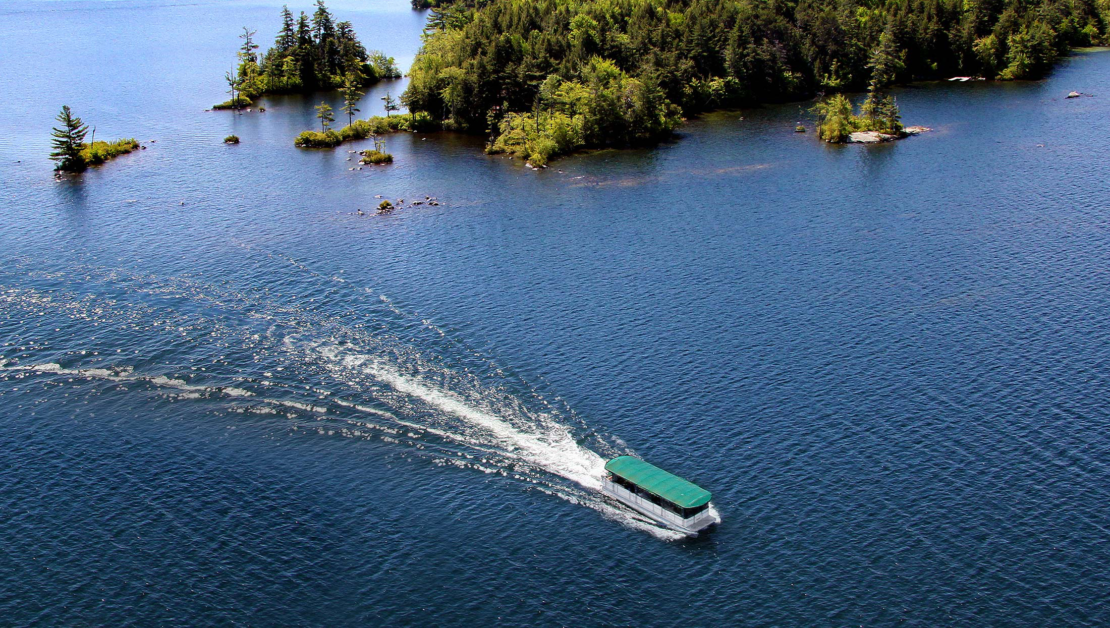 Squam Lake Cruise by Bill Hemmel