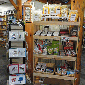 Inside the gift shop